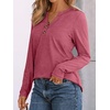 image:imageAUTOMET Womens Long Sleeve Shirts 2026 Fall Outfits Dressy Casual TopsRose