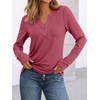 image:imageAUTOMET Womens Long Sleeve Shirts 2026 Fall Outfits Dressy Casual TopsRose