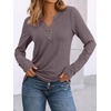 image:imageAUTOMET Womens Long Sleeve Shirts 2026 Fall Outfits Dressy Casual TopsRose Taupe