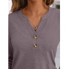 image:imageAUTOMET Womens Long Sleeve Shirts 2026 Fall Outfits Dressy Casual TopsRose Taupe