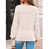 image:imageAUTOMET Womens Long Sleeve Shirts Fall Sweaters Business Casual Tops BlouseApricot
