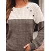 image:imageAUTOMET Womens Long Sleeve Shirts Fall Sweaters Business Casual Tops BlouseApricot Brown