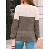 image:imageAUTOMET Womens Long Sleeve Shirts Fall Sweaters Business Casual Tops BlouseApricot Brown
