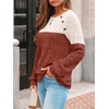 image:imageAUTOMET Womens Long Sleeve Shirts Fall Sweaters Business Casual Tops BlouseApricot Caramel