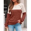 image:imageAUTOMET Womens Long Sleeve Shirts Fall Sweaters Business Casual Tops BlouseApricot Caramel