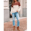 image:imageAUTOMET Womens Long Sleeve Shirts Fall Sweaters Business Casual Tops BlouseApricot Caramel