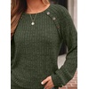 image:imageAUTOMET Womens Long Sleeve Shirts Fall Sweaters Business Casual Tops BlouseArmy Green