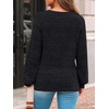 image:imageAUTOMET Womens Long Sleeve Shirts Fall Sweaters Business Casual Tops BlouseBlack