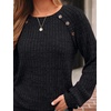 image:imageAUTOMET Womens Long Sleeve Shirts Fall Sweaters Business Casual Tops BlouseBlack