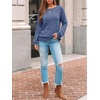 image:imageAUTOMET Womens Long Sleeve Shirts Fall Sweaters Business Casual Tops BlouseBlue