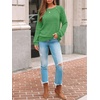 image:imageAUTOMET Womens Long Sleeve Shirts Fall Sweaters Business Casual Tops BlouseBright Green