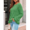 image:imageAUTOMET Womens Long Sleeve Shirts Fall Sweaters Business Casual Tops BlouseBright Green