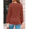 image:imageAUTOMET Womens Long Sleeve Shirts Fall Sweaters Business Casual Tops BlouseCaramel