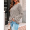 image:imageAUTOMET Womens Long Sleeve Shirts Fall Sweaters Business Casual Tops BlouseCoffe Grey