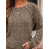 image:imageAUTOMET Womens Long Sleeve Shirts Fall Sweaters Business Casual Tops BlouseCoffee