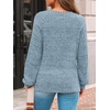 image:imageAUTOMET Womens Long Sleeve Shirts Fall Sweaters Business Casual Tops BlouseDusty Blue