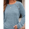 image:imageAUTOMET Womens Long Sleeve Shirts Fall Sweaters Business Casual Tops BlouseDusty Blue