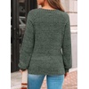 image:imageAUTOMET Womens Long Sleeve Shirts Fall Sweaters Business Casual Tops BlouseGreen