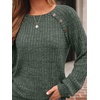 image:imageAUTOMET Womens Long Sleeve Shirts Fall Sweaters Business Casual Tops BlouseGreen