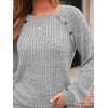 image:imageAUTOMET Womens Long Sleeve Shirts Fall Sweaters Business Casual Tops BlouseGrey