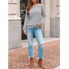 image:imageAUTOMET Womens Long Sleeve Shirts Fall Sweaters Business Casual Tops BlouseGrey