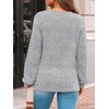image:imageAUTOMET Womens Long Sleeve Shirts Fall Sweaters Business Casual Tops BlouseGrey