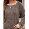 image:imageAUTOMET Womens Long Sleeve Shirts Fall Sweaters Business Casual Tops BlouseKhaki