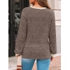 image:imageAUTOMET Womens Long Sleeve Shirts Fall Sweaters Business Casual Tops BlouseKhaki