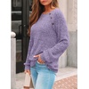 image:imageAUTOMET Womens Long Sleeve Shirts Fall Sweaters Business Casual Tops BlouseLight Purple