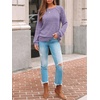 image:imageAUTOMET Womens Long Sleeve Shirts Fall Sweaters Business Casual Tops BlouseLight Purple