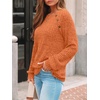 image:imageAUTOMET Womens Long Sleeve Shirts Fall Sweaters Business Casual Tops BlouseOrange