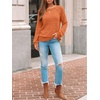 image:imageAUTOMET Womens Long Sleeve Shirts Fall Sweaters Business Casual Tops BlouseOrange