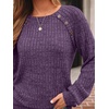 image:imageAUTOMET Womens Long Sleeve Shirts Fall Sweaters Business Casual Tops BlousePurple