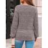 image:imageAUTOMET Womens Long Sleeve Shirts Fall Sweaters Business Casual Tops BlouseRose Taupe