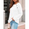 image:imageAUTOMET Womens Long Sleeve Shirts Fall Sweaters Business Casual Tops BlouseWhite