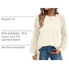 image:imageAUTOMET Womens Long Sleeve Shirts Lace Tops 2026 Fall Outfit Casual BlouseApricot