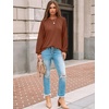 image:imageAUTOMET Womens Long Sleeve Shirts Lace Tops 2026 Fall Outfit Casual BlouseCaramel