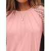 image:imageAUTOMET Womens Long Sleeve Shirts Lace Tops 2026 Fall Outfit Casual BlouseCoral