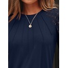 image:imageAUTOMET Womens Long Sleeve Shirts Lace Tops 2026 Fall Outfit Casual BlouseDarkblue