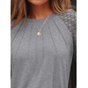 image:imageAUTOMET Womens Long Sleeve Shirts Lace Tops 2026 Fall Outfit Casual BlouseGrey