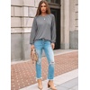 image:imageAUTOMET Womens Long Sleeve Shirts Lace Tops 2026 Fall Outfit Casual BlouseGrey