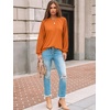 image:imageAUTOMET Womens Long Sleeve Shirts Lace Tops 2026 Fall Outfit Casual BlouseLightorange