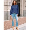 image:imageAUTOMET Womens Long Sleeve Shirts Lace Tops 2026 Fall Outfit Casual BlouseNavy