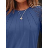 image:imageAUTOMET Womens Long Sleeve Shirts Lace Tops 2026 Fall Outfit Casual BlouseNavy