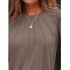 image:imageAUTOMET Womens Long Sleeve Shirts Lace Tops 2026 Fall Outfit Casual BlouseNutmeg