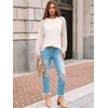 image:imageAUTOMET Womens Long Sleeve Shirts Lace Tops 2026 Fall Outfit Casual BlouseOatmeal