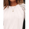 image:imageAUTOMET Womens Long Sleeve Shirts Lace Tops 2026 Fall Outfit Casual BlouseOatmeal