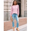 image:imageAUTOMET Womens Long Sleeve Shirts Lace Tops 2026 Fall Outfit Casual BlousePink