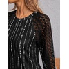 image:imageAUTOMET Womens Long Sleeve Shirts Lace Tops 2026 Fall Outfit Casual BlousePrinting Black