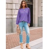 image:imageAUTOMET Womens Long Sleeve Shirts Lace Tops 2026 Fall Outfit Casual BlousePurple